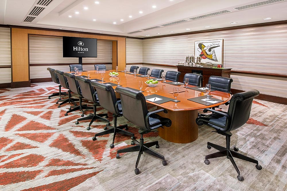 Hilton Atlanta Events Crystal Board Room