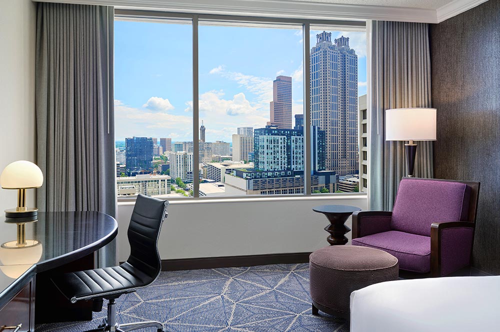 Hilton Atlanta Room King Desk With City View