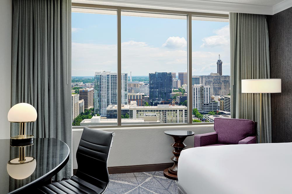 Hilton Atlanta Room Skyline View